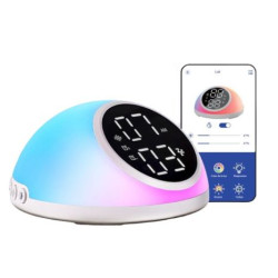 Despertador Inteligente SMARTIA - Sonidos Relajantes · Luz Natural · APP Gratuita