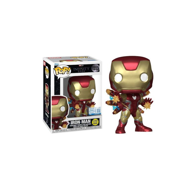 FUNKO POP Iron Man 1555 - Infinity Saga Brillante en la Oscuridad - 889698886642