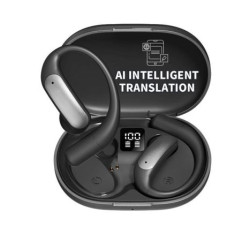 Auriculares Inalámbricos M127  - BT 5.4 · Microfono · Estuche de Carga · Traductor IA · Negro