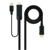 Cable Conversor HDMI/M a Displayport/M - 1.8m · Negro