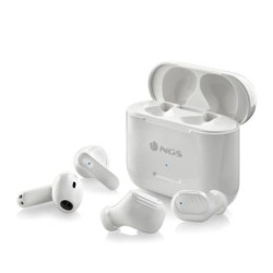 Auriculares Inalámbricos NGS Articaduo  - BT 5.1 · Microfono · Estuche de Carga · Blanco