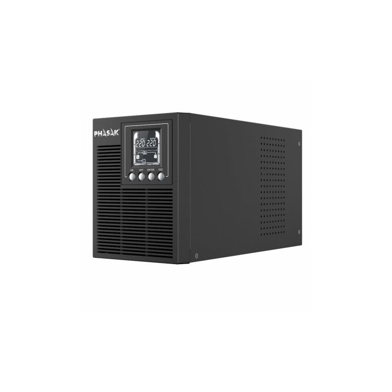 SAI Online PHASAK PH 9210 - 900W · 1000VA · 3xSchuko · Negro