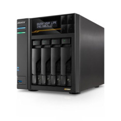 Servidor NAS ASUSTOR Lockerstor 4 - AMD Ryzen · 16GB · 4 Bahias · LAN