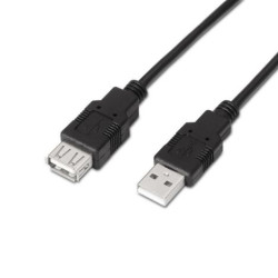 Cable para Impresora USB 2.0 Tipo B/M a USB Tipo A/M - 3m · Negro