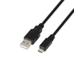 Cable USB 2.0 Tipo A/M a Micro USB B/M - 3m · Negro