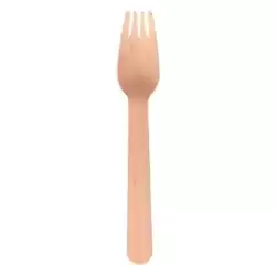 33242 TENEDOR MADERA 16CM MARRÓN -100U-