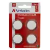 49535 VERBATIM PILAS PLANAS DE LITIO 3V - CR2450 BLISTER 4 UD