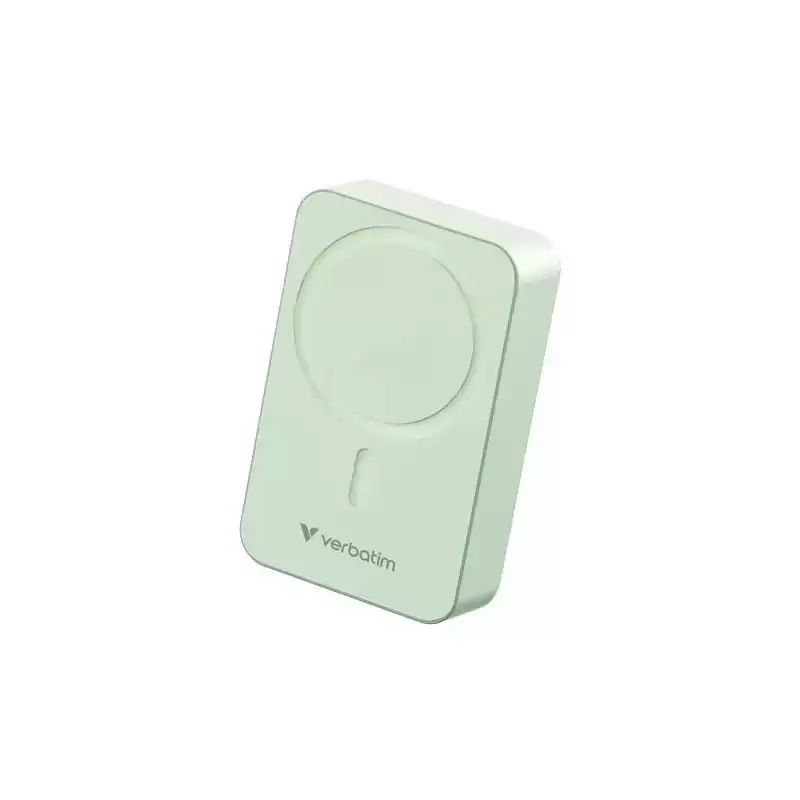 32224 VERBATIM CARGADOR INALAMBRICO POWER BANK 20K MAH 1XUSB-C VERDE