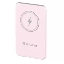 32248 VERBATIM CARGADOR INALAMBRICO POWER BANK 10K MAH 1XUSB-C ROSA