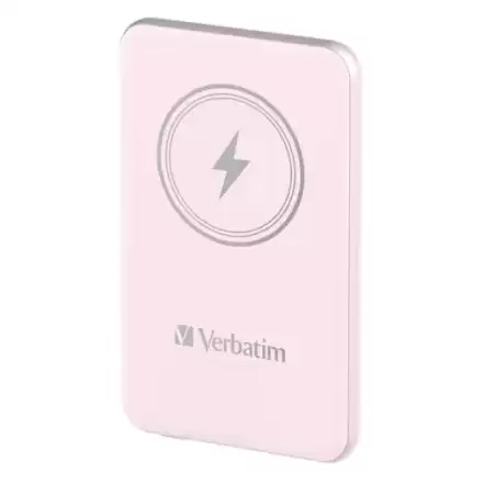 32248 VERBATIM CARGADOR INALAMBRICO POWER BANK 10K MAH 1XUSB-C ROSA