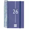 741081026 FINOCAM AGENDA ESPIRAL YEAR E3-79X127MM 1DP TAPA PP AZUL 2026