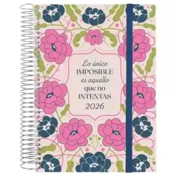742312526 FINOCAM AGENDA ESPIRAL DESIGN COLLECTION E10-155X212MM 1DP TAPA PP IMPOSIBLE 2026