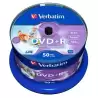 43512 VERBATIM DVD+R AZO 4.7GB 16X WIDE PRINTABLE SURFACE NO-ID