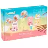 KW2702 JOVI KIT KAWAII CON PASTA ENDURECIBLE AIR DRY 500GR + 4 PLANTILLAS + PINTURAS + COMPLEMENTOS