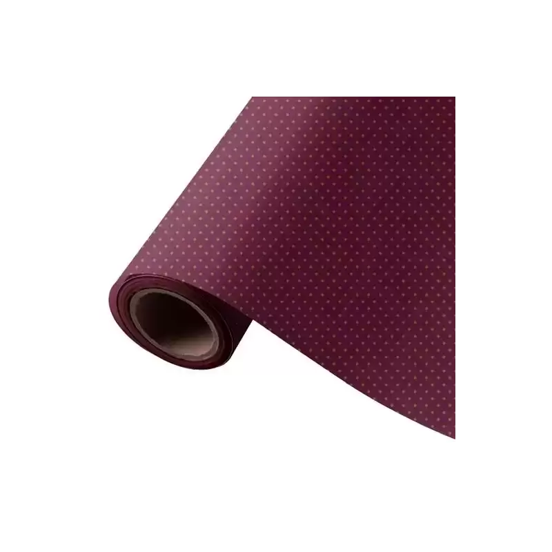3150201R WONDER PAPEL DE REGALO BOBINA 62CM X 80M 4KG TODO AÑO BURDEOS / ROMBOS ORO
