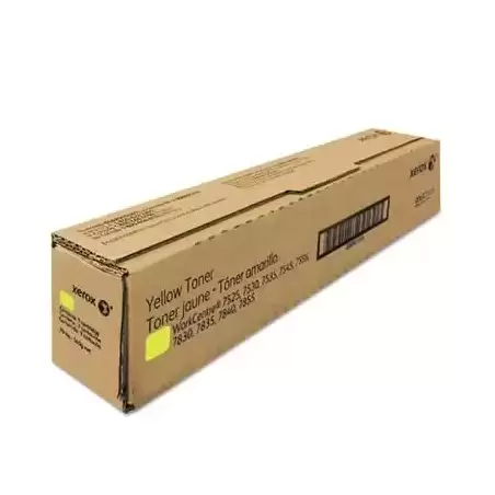 006R01514 XEROX TONER AMARILLO PARA WORKCENTRE 7525/7530/7535/7545/7556/7830/7835/7845/7855