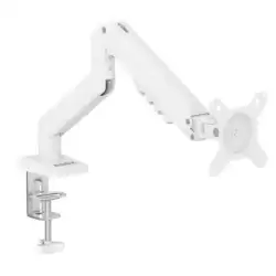 NXSMA02W NILOX SOPORTE DE MESA GIRATORIO E INCLINABLE 1 BRAZO ARTICULADO HASTA 32" BLANCO