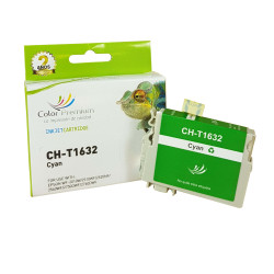 Epson 16XL cían Cartucho de tinta compatible para impresoras epson 16 cían T1632