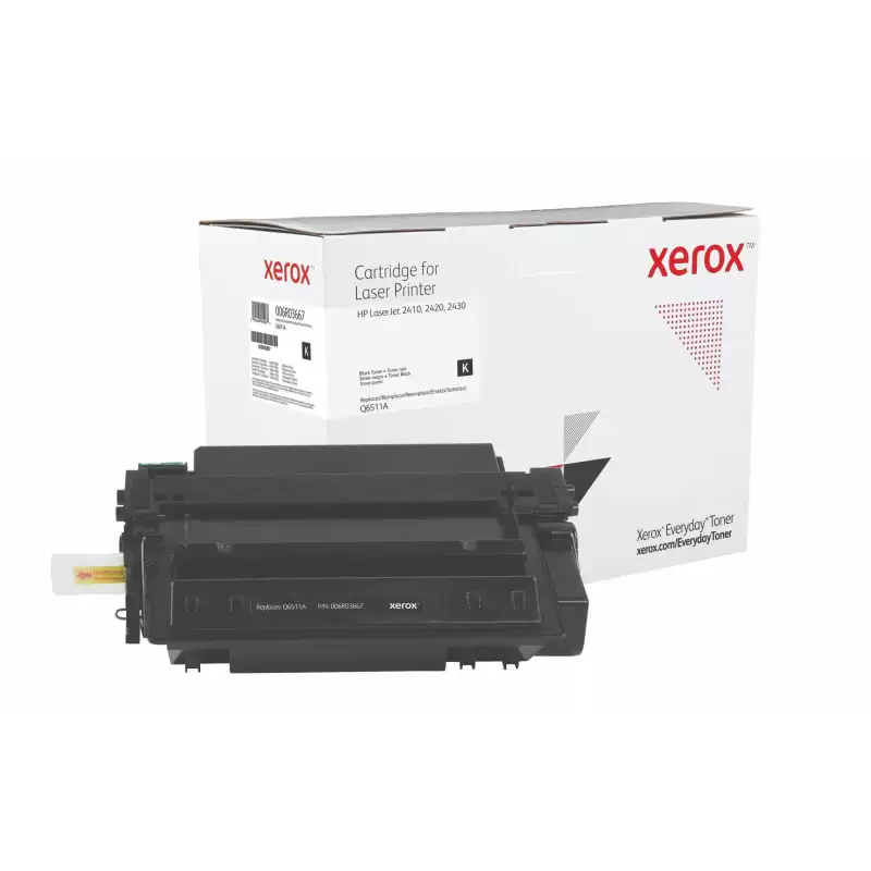 006R03667 XEROX EVERYDAY TONER NEGRO LASERJET 2400/2400DN/2410/2420/2420D/2430/2430T/2430TN/2430DTN - Q6511A