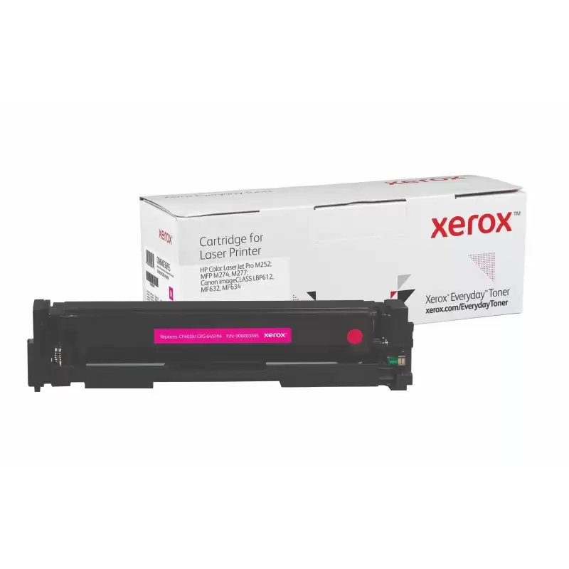 006R03695 XEROX EVERYDAY TONER MAGENTA PARA HP COLOR LASERJET PRO M252/MFP M274 - 201X - CF403X