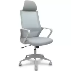 534BGY00053PGRN PIQUERAS Y CRESPO SILLA PRO534 GRIS RESPALDO MALLA GRIS ASIENTO TELA GRIS BASE PIRAMIDAL GRIS RUEDAS NAILON