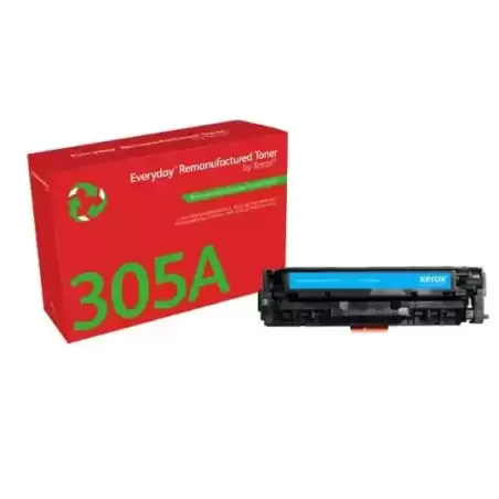 006R03804 XEROX EVERYDAY TONER CYAN PARA HP LASERJET PRO 300/400 COLOR - M 351A - MFP M375 NW/M451DN/DW/NW - 305A - CE411A