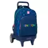 612550218 SAFTA MOCHILA GDE. C/RUEDAS COMPACT EVOL. EXT. BENETTON "DAMERO"
