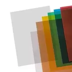 0510PTROD/100 YOSAN TAPAS ENCUADERNACIÓN A4 PP 500 MICRAS TRANSPARENTE ROJO PAQUETE 100 UD