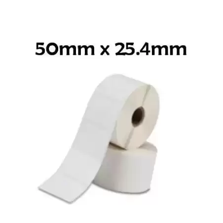 880199-025D ZEBRA ETIQUETAS DE TRANSFERENCIA TÉRMICAS Z-SELECT 2000D - 51X25MM - CAJA 12 UDS.