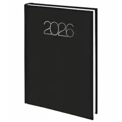 0D0758618 DEUSTO DIETARIO-D07 BASE 58-PREMIUM 14.5X20.5CM DP 618-NEGRO 2026