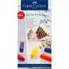128224 FABER CASTELL TIZAS PASTELES BLANDAS MINI ESTUCHE 24U C/SURTIDOS