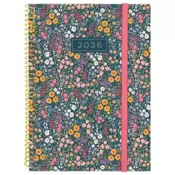 742233026 FINOCAM AGENDA ESPIRAL DESIGN COLLECTION E10-155X212MM SVH TAPA PP FLORA 2026