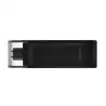 DT70/64GB KINGSTON PENDRIVE DATATRAVELER DT70 64GB C/TAPA PROTECTORA Y RANURA PARA COLGAR USB-C 3.2 NEGRO