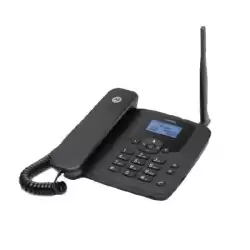 G96000N18B1AES MOTOROLA TELEFONO FIJO FW410L CON SIM 4G GSM CON BATERIA AUXILIAR Y FUNCIONA COMOPUNTO DE ACCESO WIFI NEGRO