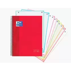 400118931 OXFORD CUADERNO EUROPEANBOOK 10 CLASSIC MICROPERFORADO 150 HOJAS 5X5 TAPAS EXTRADURAS CLASSIC A4+ C/ SURTIDOS