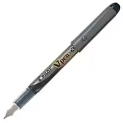 SVP-4M-B PILOT PLUMA DESECHABLE VPEN SILVER NEGRO