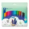 323 C20 STAEDTLER ROTULADOR TRIPLUS COLOR 323 TRIANGULAR C/SURTIDOS ESTUCHE 20 UD