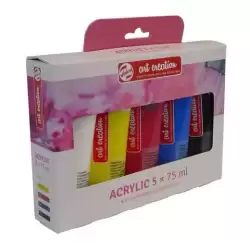 3582805M TALENS ART CREATION SET ACRÍLICO INICIACIÓN TUBO 75ML COLORES SURTIDOS ESTUCHE 5 UD