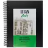 122002129 TITAN ARTS LIBRETA DE DIBUJO PARA BOCETOS ESPIRAL A4 50H 200GR