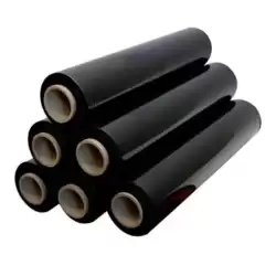 00003 FILM DE PALETIZAR ROLLO 23 MICRAS 2KG 500MM ANCHO NEGRO