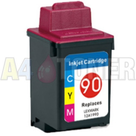 Cartucho de tinta remanufacturado  compatible  con 12A1990E sustituye al cartucho original  12A1990E