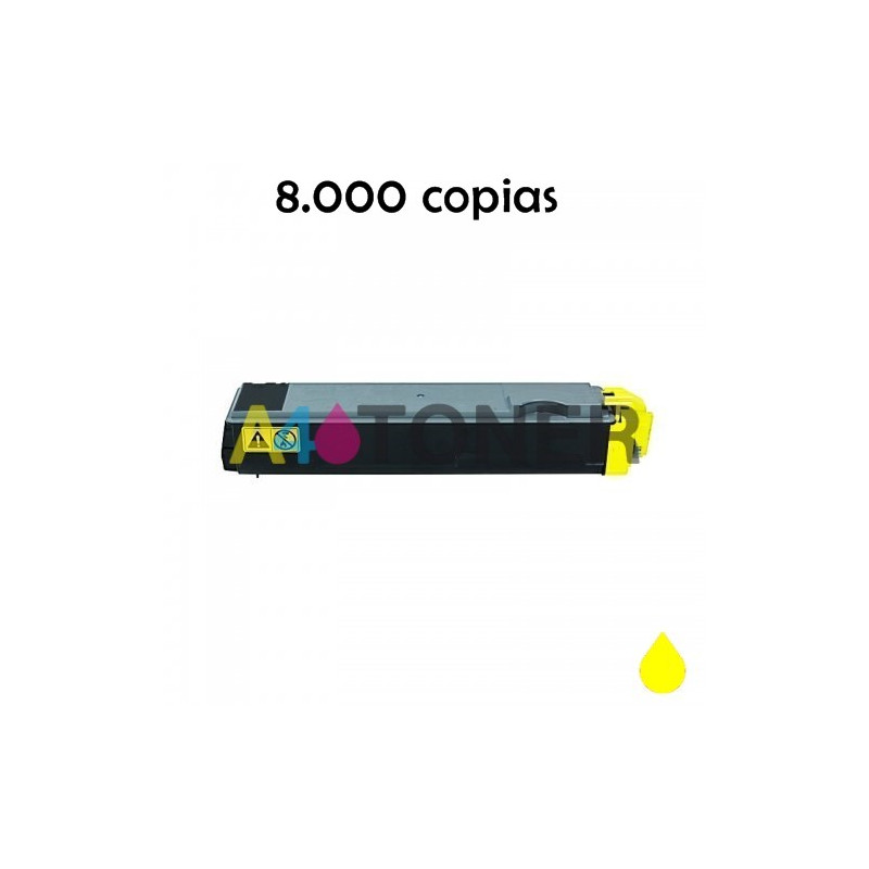 Toner compatible TK500 kyocera amarillo compatible al toner original Kyocera 370PD3KW TK-500