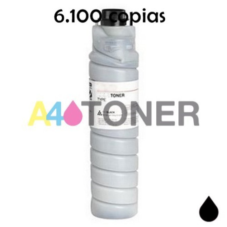 Toner alternativo TYPE-1205D / TYPE-1305D sustituye al toner original Ricoh 885067