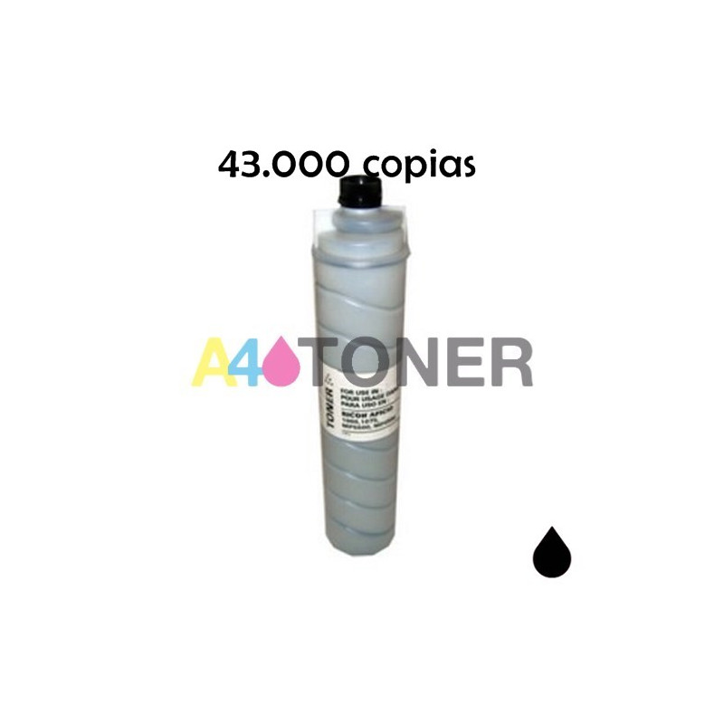 Ricoh TYPE-6210D / TYPE6110D sustituye al tóner original  Ricoh 885394 TYPE6210D