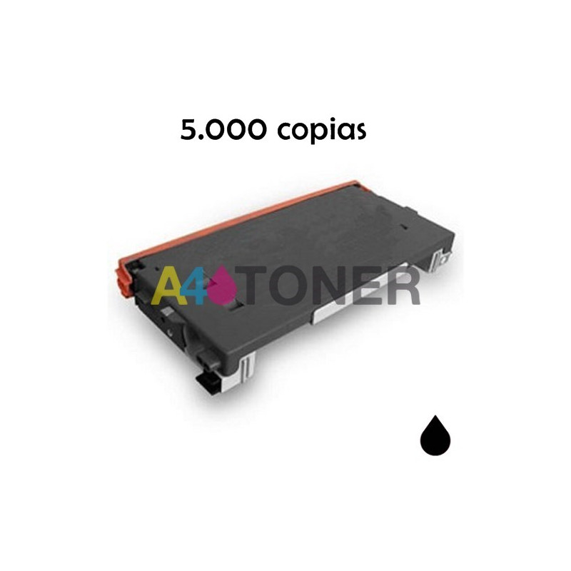 Toner Lexmark C500 negro compatible al toner original Lexmark C500H2KG