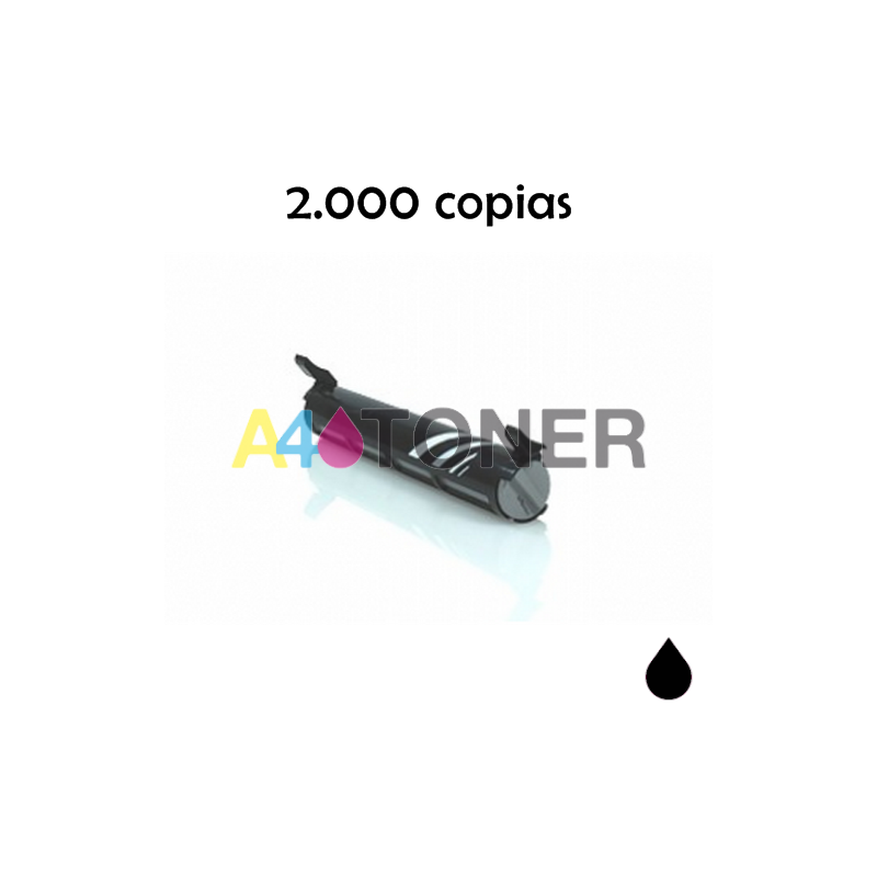 Toner compatible Panasonic KXFAT411X genérico con toner original Panasonic KX-FAT411X