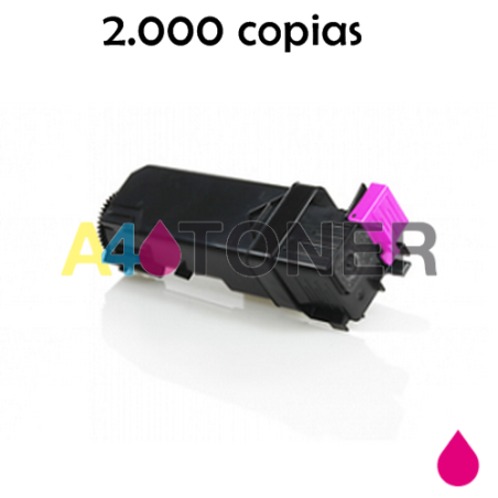 Toner XEROX6140 magenta compatible sustituye al toner original xerox 106R01478