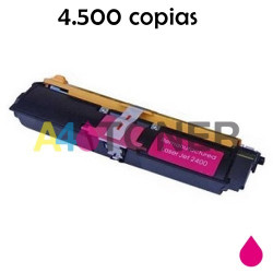 Toner Xerox phaser 6120 / 6115 sustituye al toner original XEROX6120 113R00695 Magenta