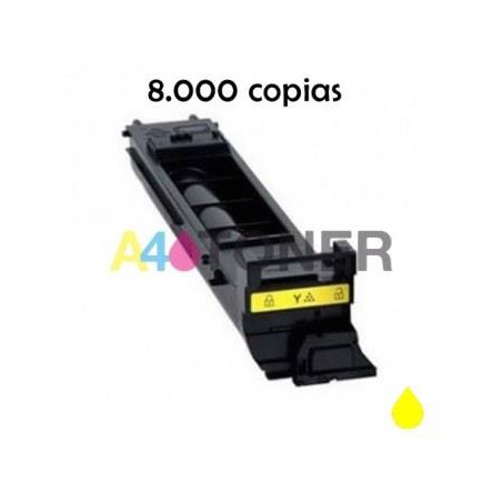 Toner comaptible konica TN318 / TN-318 Amarillo genérico al toner original Konica Minolta TN 318 ( A0DK253 )