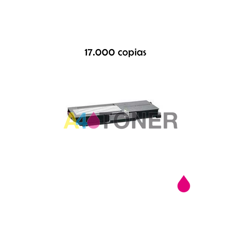 Toner alternativo TYPE-M sustituye al toner original  Ricoh TYPEMM 885323 Magenta